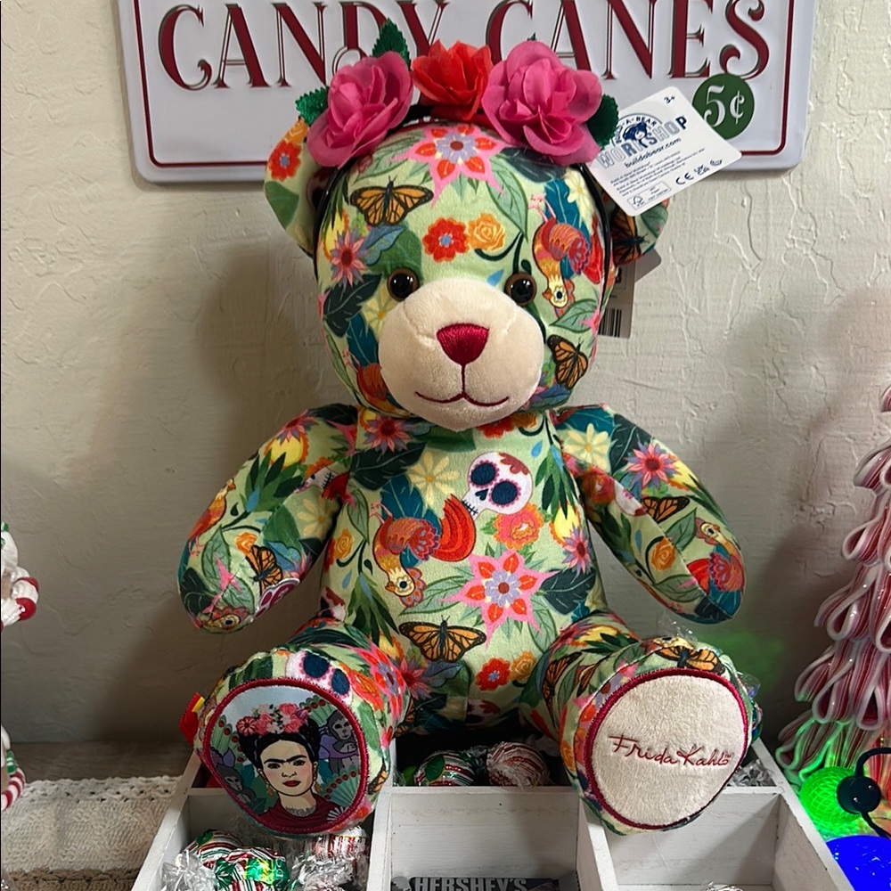 COPY - COPY - Floral Teddy Bear - Multicolor